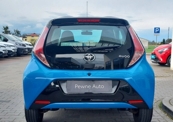 Toyota Aygo cena 39900 przebieg: 56551, rok produkcji 2015 z Mława małe 172